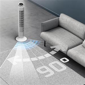 Rowenta VU7025 Silent Flow Effitech 8 Hız Kademeli 30 Watt Sessiz Kule Tipi Vantilatör