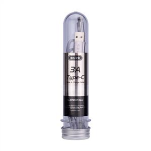 S-LİNK SL-STM55T 3A FAST ŞARJ TYPE-C  DATA+ ŞARJ KABLOSU-SİLVER
