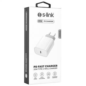 S-LİNK SL-EC62 PD 20W HIZLI EV ŞARJ ADAPTÖRÜ