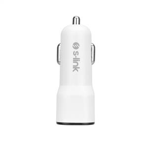 S-LİNK SL-EC35PD LİGHTNING KABLOLU 3.4A HIZLI ŞARJ PD 18W + USB QC3.0 ARAÇ ŞARJ