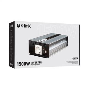 S-LİNK SL-1500W 1500W DC12V-AC230V İNVERTER
