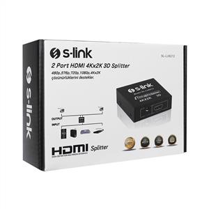 S-LİNK SL-LU6212 2 PORT 4K*2K HDMI SPLİTTER
