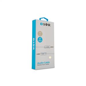 S-LINK SL-SP70 1M BEYAZ 3.5MM STEREO SES KABLOSU