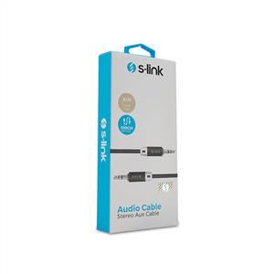S-LİNK SL-SP70 1M SİYAH 3.5MM STEREO SES KABLOSU