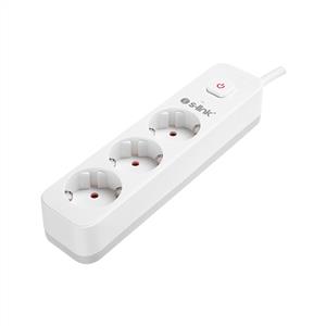 S-LINK SPG301S 100% BAKIR 750 JOULE 3 LÜ ANAHTARLI AKIM KORUMALI PRİZ - 1,5M