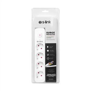 S-LıNK SPG401S 100% BAKIR 750 JOULE 4 LÜ ANAHTARLI AKIM KORUMALI PRİZ - 1,5M