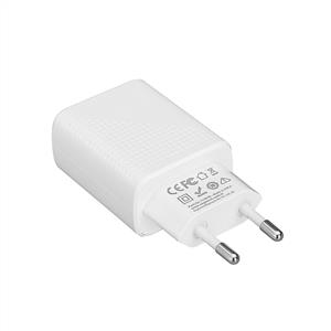 S-link SL-EC50L 5V 2400MA Lightning Kablolu 2 USB Çıkışlı Beyaz Ev Şarj Adaptörü