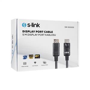 S-link SW-SGG033 Display Port M/M 5m Kablo
