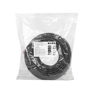 S-link SL-CAT701M 1m Siyah S/FTP CCA CAT7 Gold Uçlu Ağ Bağlantı Kablosu