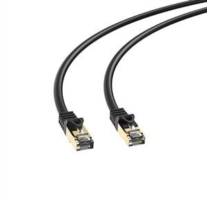 S-link SL-CAT730M 30m Siyah S/FTP CCA CAT7 Gold Uçlu Ağ Bağlantı Kablosu
