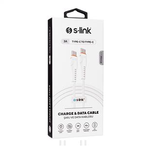 S-link SW-C130 1m 60W TypeC to TypeC Hızlı Data + Sarj Kablosu