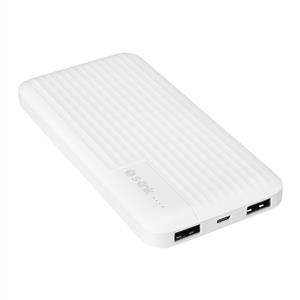 S-link G101 10000mAh 2*USB+1*Micro+1*Type-C Beyaz Powerbank