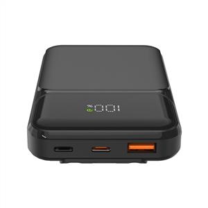 S-link P104 10000mAh PRM Dahili Kablolu HSC22.5W+PD20W Siyah LCD Powerbank