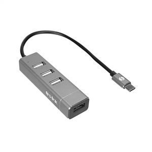 S-link SWV-USBC017 4 Port TypeC to USB 2.0 Metal USB Hub
