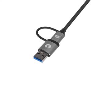S-link SWV-USBC020 4 Port USB3.0 TypeC+USB3.0 çeviricili Metal USB Hub