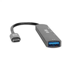 S-link Swapp SWV-USBC023 4 in 1 Gri Metal TypeC to 2*USB2.0 USB 3.0, PD Type C Adaptör