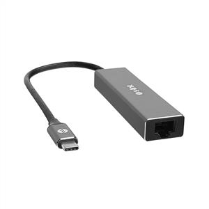 S-link SWV-USBC027 Gri Metal Type-C to 3*USB3.0 10/100/1000Mbps Adaptör