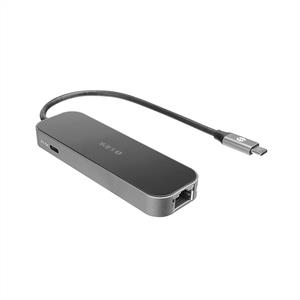 S-link SWV-USBC031 HDMI 4K Metal Type-C to 3*USB3.0 6 in 1, 1xPD Şarj, 1xUSB-C Adaptör