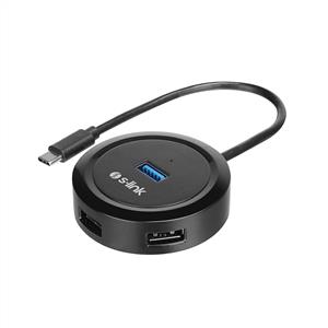 S-link Swapp SW-U340 4 Port Usb 3.0 Gri Type-C Hub