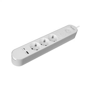 S-link SPG3-PD20 1 USB 3.4A + 1 TypeC PD20W 1.5m 3 lü 306 J Akım Korumalı Priz
