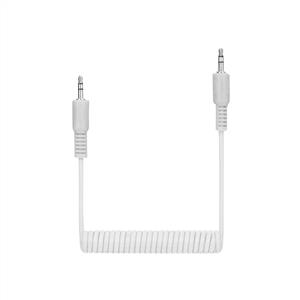 S-link SL-SP2 1m Stereo M/M Beyaz Spiral Ses Kablosu