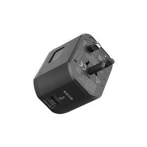 S-link SL-KC027 2*USB 2.4A + PD 20W Yedek Akım Sigortalı 100-240V Universal Çevirici Priz