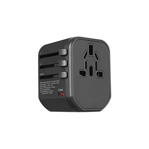 S-link SL-KC027 2*USB 2.4A + PD 20W Yedek Akım Sigortalı 100-240V Universal Çevirici Priz