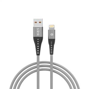  S-link SL-STM60L 3A Fast Şarj Lightning Gri Data + Sarj Kablosu