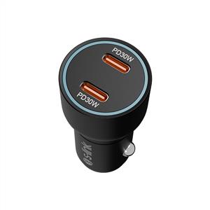 S-link SL-AC60 60W PD 3.0 PD 30W + PD30W Siyah Araç Şarj Cihazı