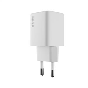 S-link SL-ECG35 Type USB-C 35W PD + 18W USB QC 3.0 GAN PD/PPS Beyaz Hızlı Ev Şarj Adaptörü