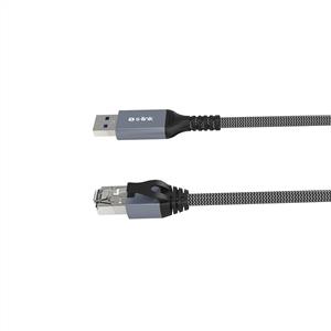 S-link SW-U338 Örgülü RJ45 to USB Adaptör 2M - Gri