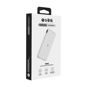 S-LİNK P310 10000mAh LCD Powerbank - Beyaz