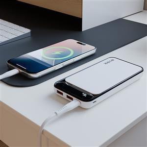 S-LİNK IP-G2712H 10000mAh LCD Powerbank - Beyaz