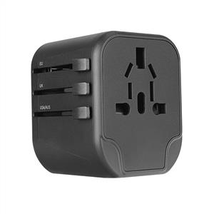 S-link SW-KC028 2*USB 2.4A Yedek Akım Sigortalı 100-240V Universal Çevirici Priz Adaptör