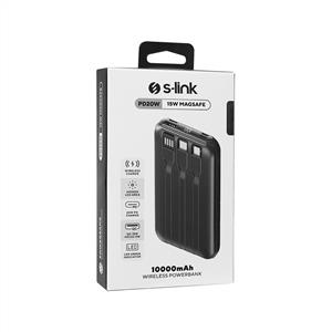 S-link P135 10000mAh PD20W+QC18W+HSC22.5W 15W Powerbank - Siyah