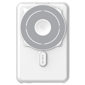 S-link MG120 10000mAh PD20W + QC3.0 18W 15W Magsafe + Watch Powerbank - Beyaz