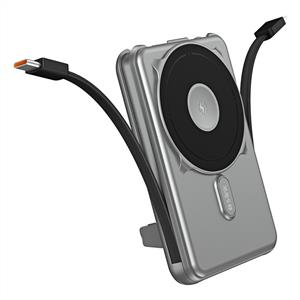 S-link MG120 10000mAh PD20W + QC3.0 18W 15W Magsafe + Watch Powerbank - Gri