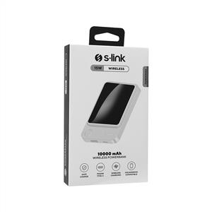 S-link M1021 10000mAh Magsafe 15W Powerbank - Beyaz