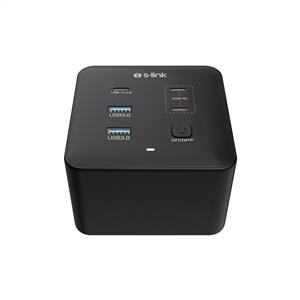 S-link SW-U801 8 in 1 Docking Station - Siyah