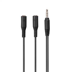 S-LİNK SL-TA67 AUDIO + MİCRO TO 3.5MM 0.15M KULAKLIK ÇEVİRİCİ