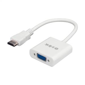 S-LİNK SL-HVS13 HDMI TO VGA + AUDIO MICRO USB ÇEVİRİCİ
