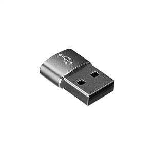 S-LİNK SL-TA28M TYPE-C TO USB M METAL GÖVDELİ OTG ÇEVİRİCİ- SİYAH