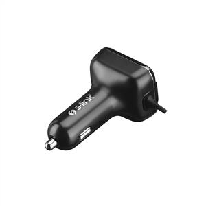 S-LİNK SL-BT305 BLUETOOTH 5.0 HARİCİ MİKROFON LED -ÇİFT EKRAN FM TRANSMİTTER