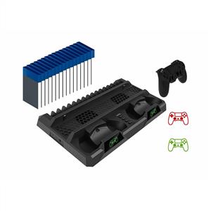 S-LINK SL-PS4 PRO PLAYSTATION4 GAMEPAD İÇİN İKİLİ SOĞUTUCU FAN ŞARJ İSTASYONU