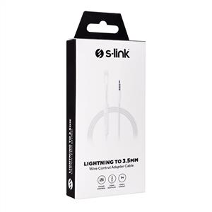 S-LİNK SL-TA55 3.5MM to LİGHTNING SES KABLOSU -1M