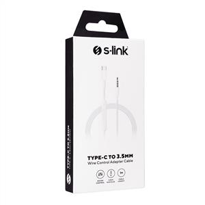 S-LİNK SL-TA60 3.5MM to TYPE-C SES KABLOSU - 1M
