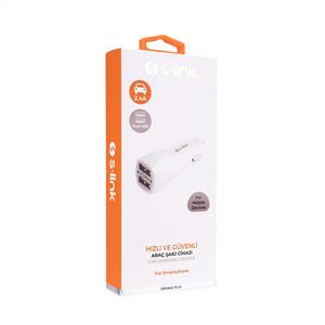 S-link IP-805 2.4A İki Usb Araç Şarj Cihazı