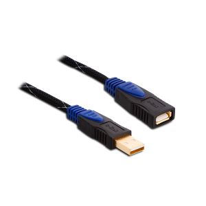 S-LINK SLX-975 USB 2.0 KORUMALI KILIFLI USB UZATMA KABLO 1.5M- (GOLD)
