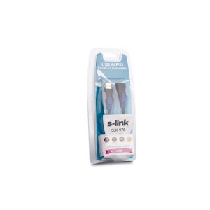 S-LINK SLX-976 USB 2.0 KORUMALI KILIFLI USB UZATMA KABLO 3M- (GOLD)