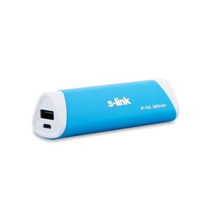 IP-745 SAMSUNG BATARYALI TAŞINABİLİR BATARYA 2600MAH- (MAVİ)